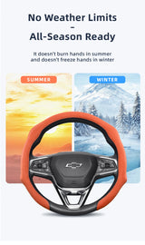Chevrolet Premium Suede Snap-On Steering Wheel Cover