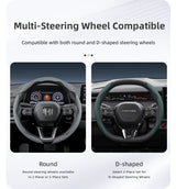 Breathable Leather Wheel Cover for Honda Civic & Accord