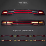 Vland Full LED Tail Lights for Dodge Charger 2011-2014