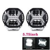 2pcs Car Led Work Light Bar Emark Approved 5.75 Inch/4 Inch Driving Light 12V 24V DRL For Jeep Lada Offroad 4x4 For UTV SUV Boat