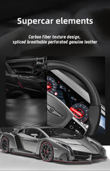 Carbon Fiber Wheel Cover for Genesis G80 G70 GV80 Car Interior Accessory Hocasen