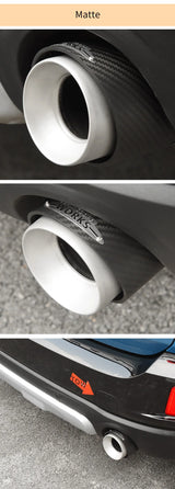 Carbon Fiber Stainless Muffler Trim Mini Cooper