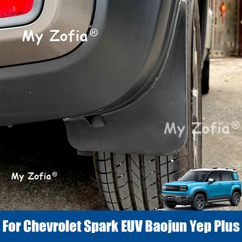 For Chevrolet Spark EUV Baojun Yep Plus 2025 2026 Car Mud Flaps Splash Guard Mudguards MudFlaps Front Rear Fender Accessories