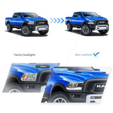 Vland LED Reflection Headlights Dodge Ram 09-18 Car Interior Accessory Vland