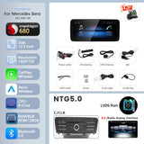 12.3-inch Android 15 Head Unit for Mercedes Benz GLE C63