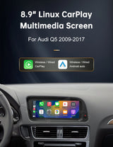 12.3 Inch Wireless CarPlay Android Auto Screen for Audi Q5 Android Head Unit wincago