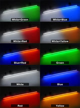 96 LED Windshield Strobe Bar Emergency Light Universal Car Interior Accessory MAGIC COLORM