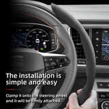 Anti-Slip Suede Steering Cover for Seat Models Car Interior Accessory Hocasen