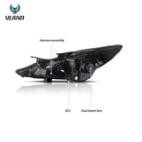 LED Projector Headlights for Hyundai Sonata 2011-2014 LED Ambient Light Vland