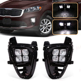 4 Eyes LED DRL Fog Lamp for Kia Sorento Prime 2019 Car Interior Accessory MAGIC COLORM