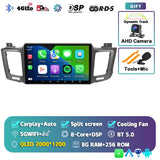 2K QLED Android 15 Multimedia System for Toyota RAV4 2012-2018