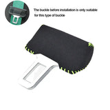 Universal Seat Belt Buckle Cover Suede Protection Car Interior Accessory LINGLUYANG