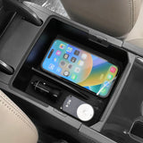 BYD M6 2024 2025 Center Console Armrest Storage Box Car Central Tray Organizer Accessories Stowing Tidying Black Car Interior