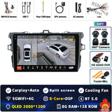 9-Inch 2K QLED Android Head Unit for Toyota Corolla 2007–2013