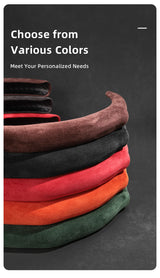 Premium Suede Snap-On Steering Wheel Cover for Dacia