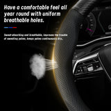 Carbon Fiber Wheel Cover for Honda Civic Accord Fit Car Interior Accessory Hocasen