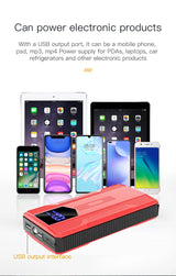 Car Jump Starter 1000A Car Battery Starter Portable Power Bank Charger 12V Auto Emergency Starting Device