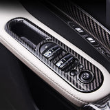 Carbon Fiber Switch Panel Cover for Mini Cooper F60 Car Interior Accessory OEM
