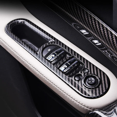 Carbon Fiber Switch Panel Cover for Mini Cooper F60 Car Interior Accessory OEM