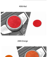 For Audi A3 S3 (2014-2019) Sport Car Multimedia Button Knob Cover Trim Sticker Anti Scratch