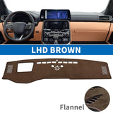 Plush Dashboard Mat Protective Carpet for Lexus LX600 2022-2025