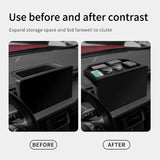 Smabee for Ford Maverick 2025 Car Storage Box Central Control Screen Rear Storage Case Car Interior Accessory Smabee