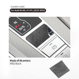 For Audi A6 A7 A7L(2019-2023) Sport Made of Alcantara Center Console Handbrake Button Knob Trim Sticker Interior Accessories