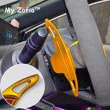 For New DODGE Attitude GT GAC Empow 2024 2025 Carbon Fiber Cover Steering Wheel Paddle Shifter Aluminum Alloy Decor Accessori