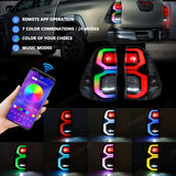 RGB APP Control Tail Lights Toyota Hilux 2015-2024 Car Interior Accessory MAGIC COLORM