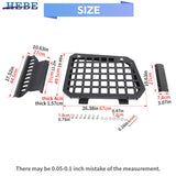 Rear Window Glass Armor Rack for Pajero 2007-21 Car Interior Accessory HEBE