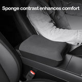 For Tesla Model Y Juniper 2025 2026 Center Console Armrest Organizer Box Heightened Cushion Suede Interior Upgrade for Model