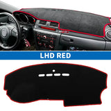 Dashboard Sunshade Carpet Mat for Mazda 3 BK 2004–2008 Dashboard Mat CATUSIKI RED LHD