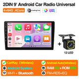 Android Head Unit 9 Inch CarPlay for Universal Vehicles