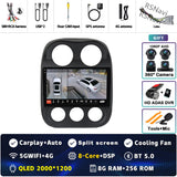 2K QLED Android Head Unit for Jeep Compass Patriot 2010–2016