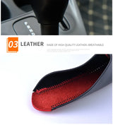 Premium Leather Gear Shift Cover for Smart 453 Fortwo