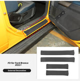 Door Sill Strip Protective Cover for Ford Bronco 2021 Car Interior Accessory HEBE