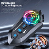 Waterproof Helmet Bluetooth Headset for Motorcycle Riding