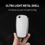 Metal and leather car key case cover for Lincoln Continental Navigator Car Key Case OEM