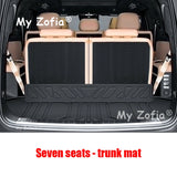 For DENZA B8 Leopard 8 2025 2026 Car TPE Rear Trunk Mat Liner Cargo Waterproof Boot Mat Floor Tray Storage Pad Accessories Ca