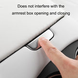 For XPeng G6 Central Control Armrest Box Protective Leather Cover Scratch-resistant Pad Auto Interior Anti-slip Accessories C