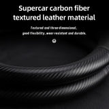 Breathable Leather Carbon Fiber Cover Subaru Car Interior Accessory Hocasen