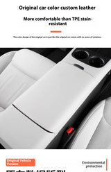 For XPeng G6 Car Armrest Box Protective Cover Original Car Color Leather Armrest Box Cover Car Interior Accessory OEM
