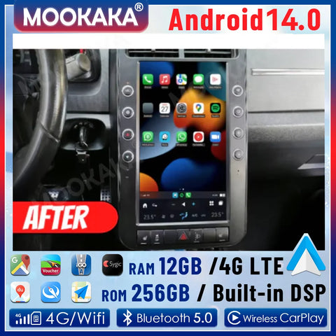 Android 15.4-Inch Head Unit with CarPlay for Dodge Journey Android Head Unit Aotsr 8G-256G DSP Carplay Eight Core