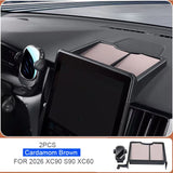 Screen Rear Storage Organizer for Volvo XC60 XC90 Car Interior Accessory LINGLUYANG 2026 xc90