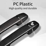 Carbon Fiber Door Handle Cover for Toyota GR86 BRZ Car Interior Accessory GMUNI