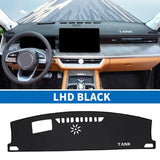 Premium Anti-Glare Dashboard Mat for GWM Tank 500 2022–2024 Dashboard Mat CATUSIKI LHD BLACK
