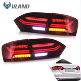 Jetta LED Tail Lights Sequential Red for VW 2011-2014