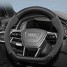 Carbon Fiber Suede Wheel Cover for Audi A4 B8 A5 S5