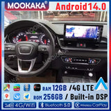 Android 13 Multimedia Navigation System for Audi Q5L 2018–2023 Android Head Unit Aotsr