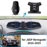 Smart Wireless Charging Phone Holder for Jeep Renegade 2016–2025 Car Phone Holder CATUSIKI